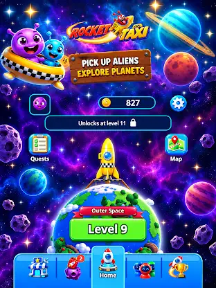 Rocket Taxi: Space Rush screenshot 7