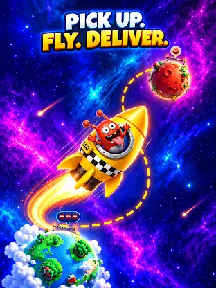 Rocket Taxi: Space Rush screenshot 6