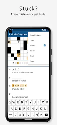 Acrostic Crossword Puzzles screenshot 5