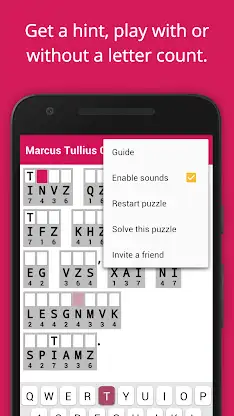 Cryptogram Cryptoquip Puzzle screenshot 5