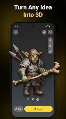 Tripo - AI 3D Model Generator screenshot 1
