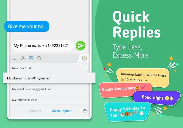 Mint Keyboard:Fonts,Emojis screenshot 5