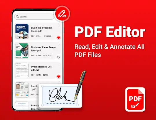 PDF Reader - PDF Editor screenshot 1
