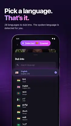 Voiser: AI Dubbing & Translate screenshot 3