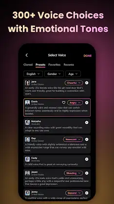 Voice Editor, Voiceover - Vozo screenshot 6