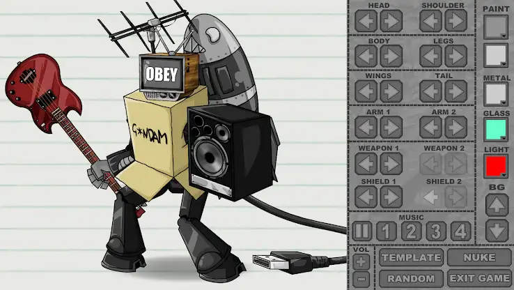 Mecha Dress Up screenshot 2
