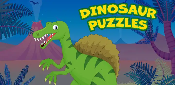 Dinosaur Puzzles for kids — Android game banner