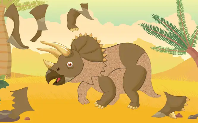 Dinosaur Puzzles Lite screenshot 6