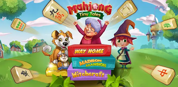Mahjong Tiny Tales — Android game banner
