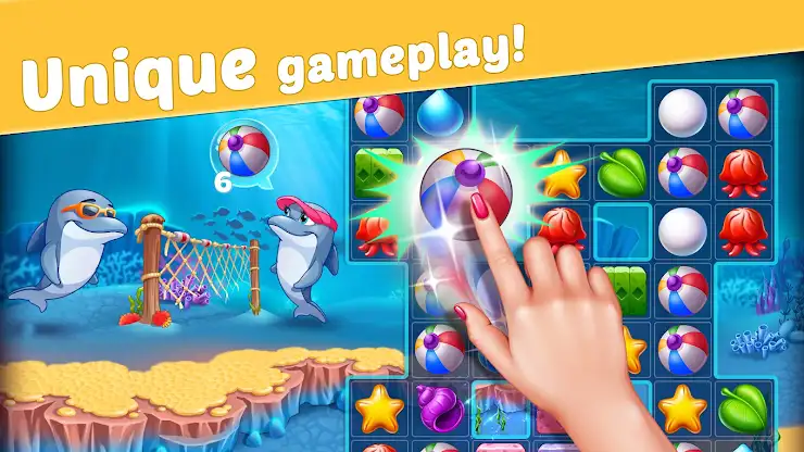 Reef Rescue: Match 3 Adventure screenshot 5