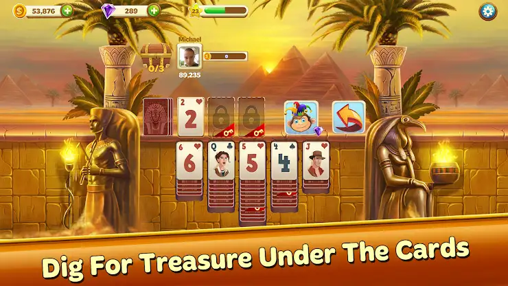 Solitaire Treasure Hunt screenshot 3