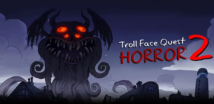 Troll Face Quest: Horror 2 — Android game banner