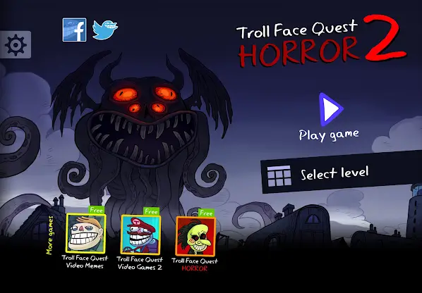Troll Face Quest: Horror 2 screenshot 1