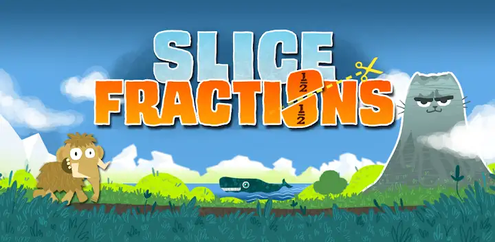 Slice Fractions School Edition — Android game banner