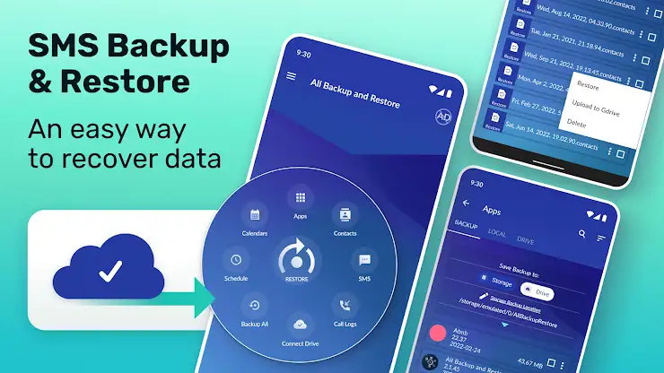 SMS Backup & Restore screenshot 1
