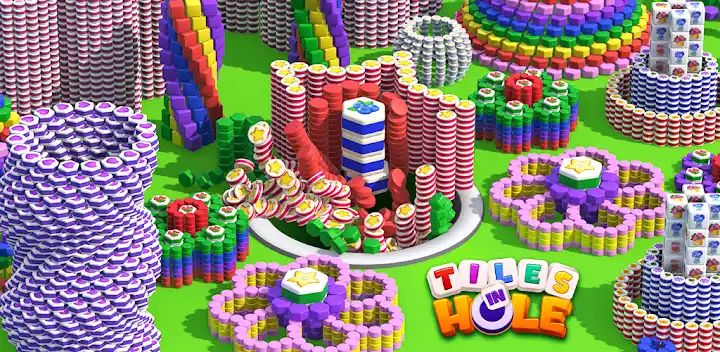 Tiles in Hole: Black Hole — Android game banner