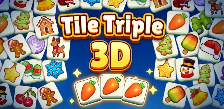 Tile Triple 3D — Android game banner