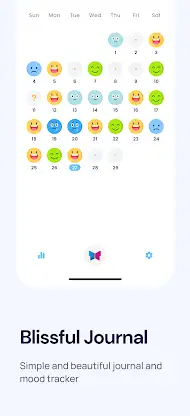 Blissful Journal, Mood Tracker screenshot 1