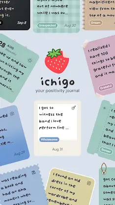 ichigo: positivity journal app screenshot 1
