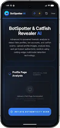 Bot Spotter & Catfish Detector screenshot 1
