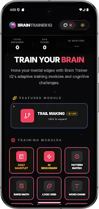 Offline Brain Trainer Iq Tests screenshot 7