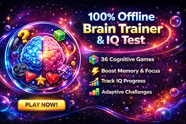Offline Brain Trainer Iq Tests screenshot 1