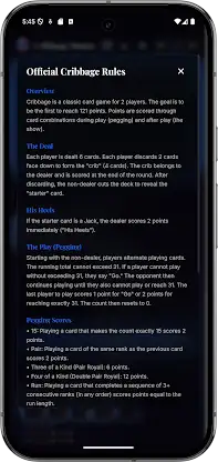Offline Cribbage Master Ai screenshot 4