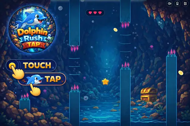 Dolphin Rush Tap Hyper-Casual screenshot 1