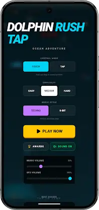 Dolphin Rush Tap - Offline screenshot 2