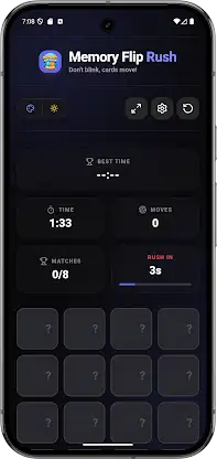 Memory Flip Rush Offline Play screenshot 2