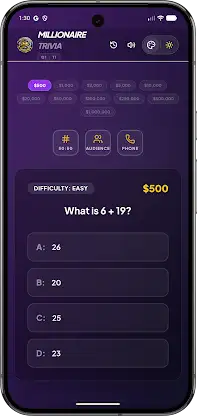 Millionaire Trivia Pro Offline screenshot 3