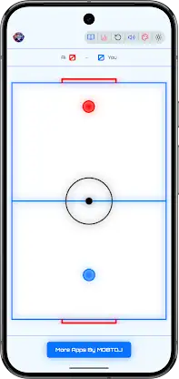Neon Air Hockey - Offline Ai screenshot 8