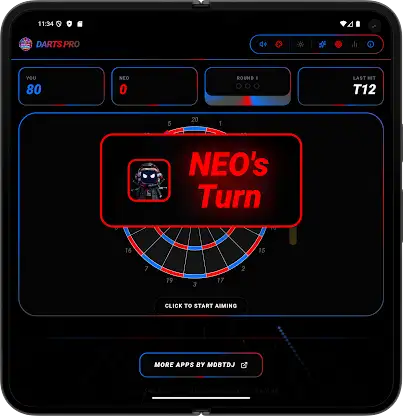 Neon Darts Master - Offline screenshot 20