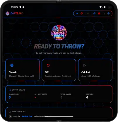 Neon Darts Master - Offline screenshot 17