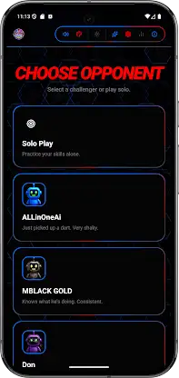 Neon Darts Master - Offline screenshot 3