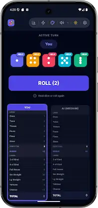 Neon Yahtzey Offline Edition screenshot 5