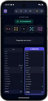 Neon Yahtzey Offline Edition screenshot 6