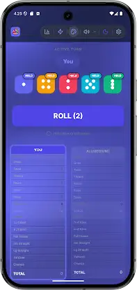 Neon Yahtzey Offline Edition screenshot 3