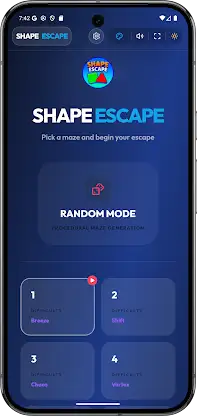 Shape Escape Maze Offline Play screenshot 2