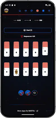 Spider Solitaire Offline Game screenshot 7