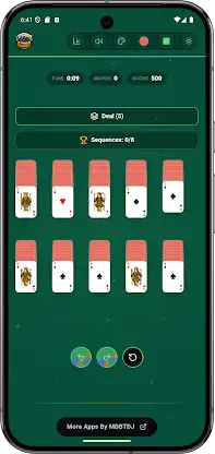 Spider Solitaire Offline Game screenshot 3