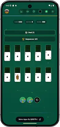 Spider Solitaire Offline Game screenshot 8