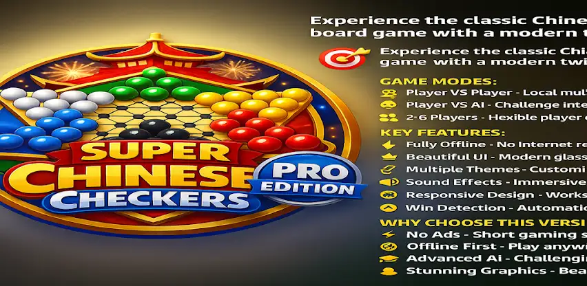 Super Chinese Checkers Pro screenshot 1