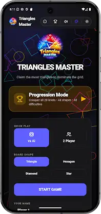 Triangles Master Ai Offline screenshot 2