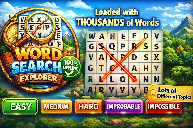 Word Search Explorer Offline screenshot 1