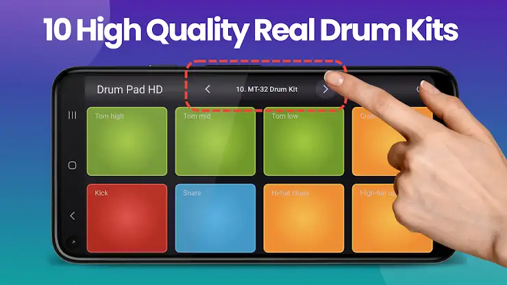 Drum Octapad HD: Play like pro screenshot 2