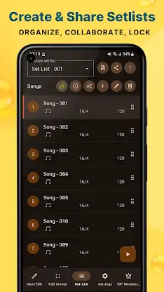 Stage Metronome with Setlist screenshot 3