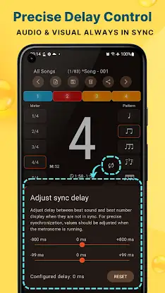 Stage Metronome with Setlist screenshot 8