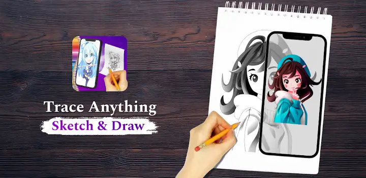 Trace Anything: Tracing Paper — Android app banner