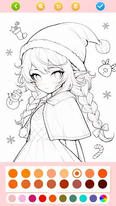Doll Color: Princess Coloring screenshot 3